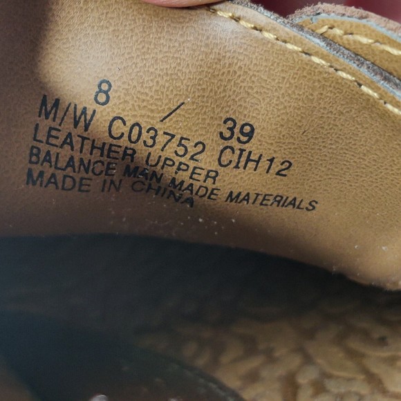 Born Concept BOC Brown Leather Booties Shoes Slip On High Heel Womens 8.5 M/W - Picture 10 of 10